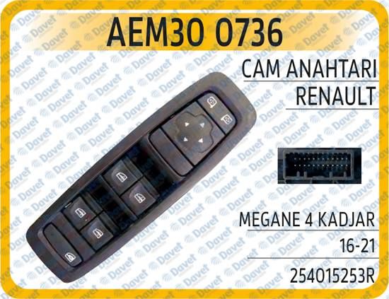 AEM 300736 Cam Anahtari Renault Megane Iv Kadjar 16-21